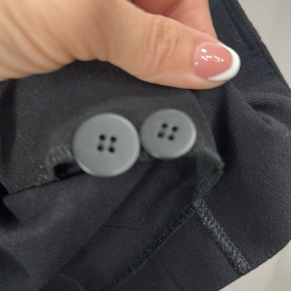 Eileen Fisher Black Blazer Jacket Lightweight Viscose Size large - Picture 7 of 10